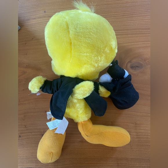 Vintage Tweety Bird Magician And Sylvester The Cat Plush Looney Tunes 1998 - Picture 6 of 12